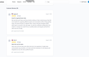 SaaS Reviews screenshot 1