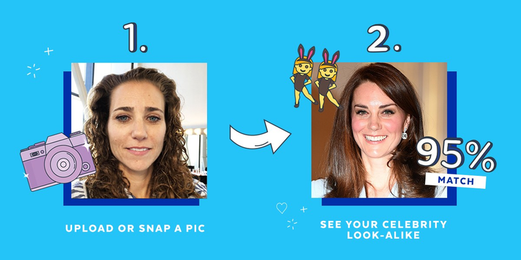 POPSUGAR's "#twinning" site is leaking users' selfies image