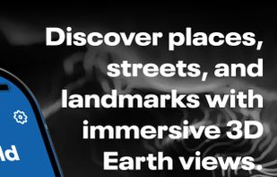 Explore the world using detailed 3D Earth maps with satellite view and smooth map navigation.