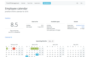 TimeOff.Management screenshot 1