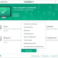 Kaspersky Antivirus - More tools