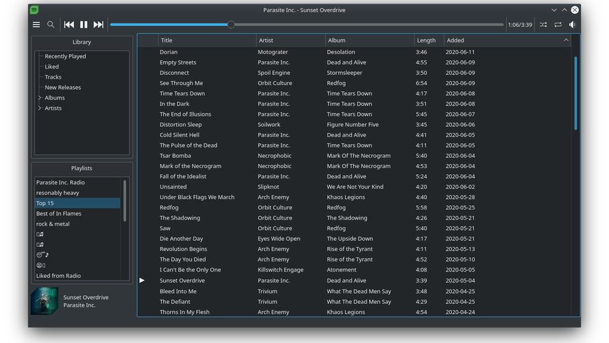 Spotifyqt A Spotify client using Qt as a simpler, lighter alternative