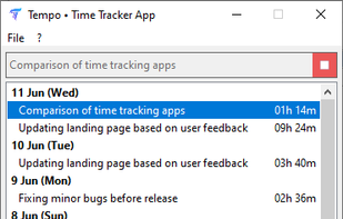 Tempo • Time Tracker App screenshot 2