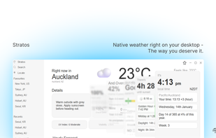 Stratos Weather screenshot 1