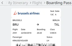 KDE Itinerary screenshot 1
