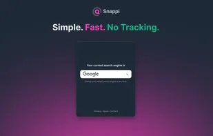 A clean, privacy-focused search switcher that works instantly and keeps your data safe.