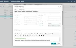 Each email is automatically prepared for its recipient using a template, then you can personalize it further at the preview stage
