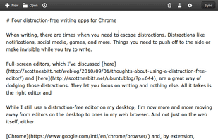 Writebox screenshot 1