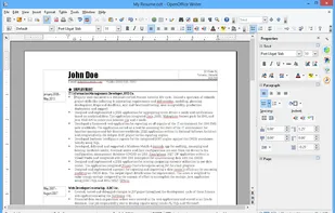 Apache OpenOffice screenshot 3