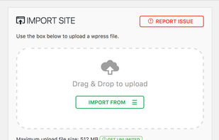 All-in-One WP Migration screenshot 2