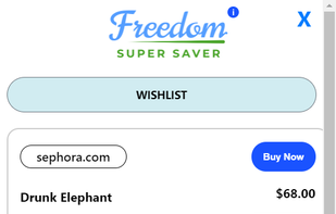 Freedom Super Saver screenshot 1