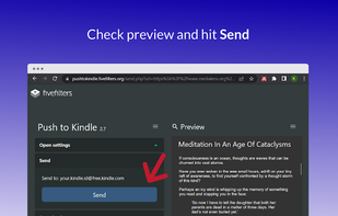 Push to Kindle screenshot 1