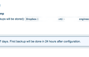 Backups of storage services to Dropbox
