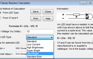 03. LED Series Resistor Calculator