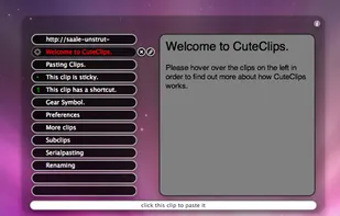 CuteClips screenshot 1