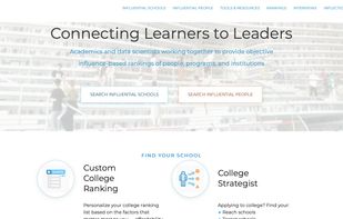 AcademicInfluence.com screenshot 1