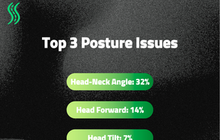 Top 3 posture issues SitSense found.