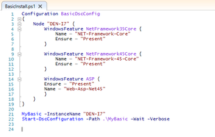 PowerShell DSC screenshot 1