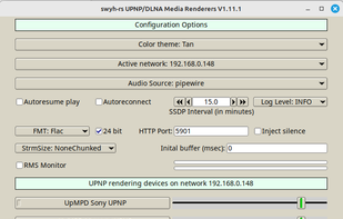 swyh-rs screenshot 1