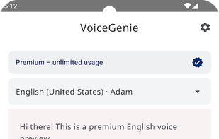 VoiceGenie screenshot 3