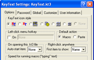 KeyText screenshot 2
