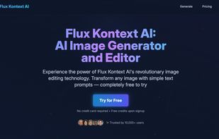 Flux Kontext AI Image Generator screenshot 1
