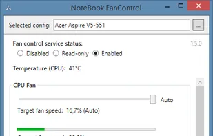 NoteBook FanControl screenshot 1