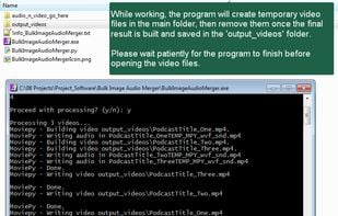 Bulk Image and Audio Merger screenshot 2