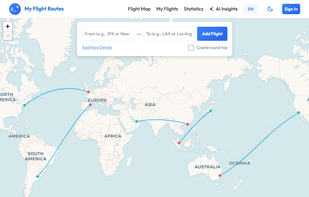 My Flight Routes screenshot 1