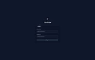 PortNote screenshot 1