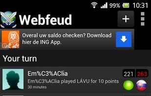 Webfeud screenshot 2