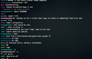 SSH Chat screenshot 1
