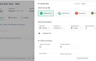 Testsigma screenshot 1