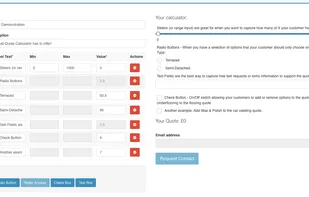 Quote Calculator screenshot 1