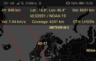 View all statelite in world map