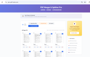 PDF Merger & Splitter Pro screenshot 1