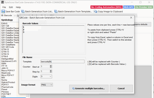 Bytescout BarCode Generator screenshot 1