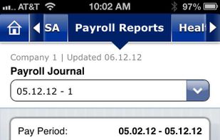 Paychex screenshot 1