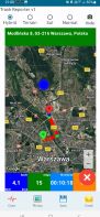 Online navigation to recorded track