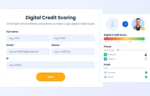 Digital credit scoring
