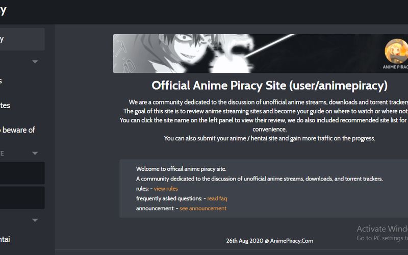 MyAnimeList openly asking about piracy : r/animepiracy