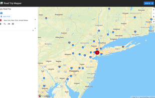 Roadtrip Mapper screenshot 1