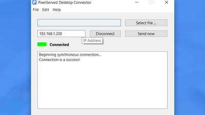 PixelServed Desktop Connector (on Windows)