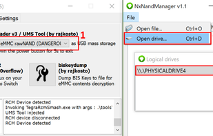 TegraRcmGUI screenshot 1