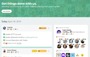 Makerlog screenshot 1