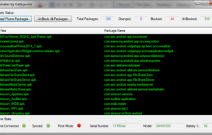 Debloater screenshot 1