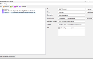 AWS Manager screenshot 1