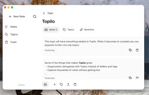 Topilo Notes screenshot 1