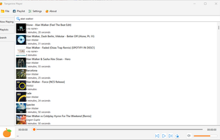 Tangerine Player screenshot 1