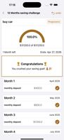 Piggy money - saving goals screenshot 2